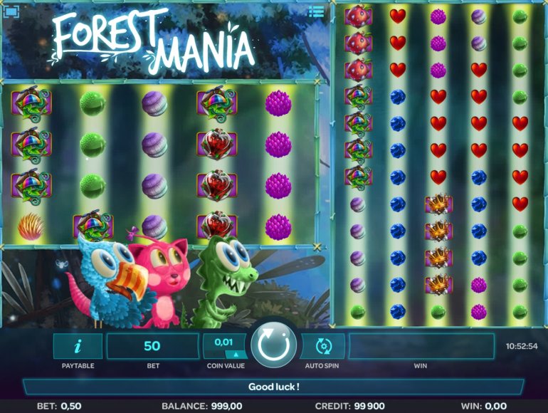игровой автомат Forest Mania с двумя экранами